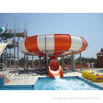 Custom Garden Raft Tornado Water Slide For Children , Water
